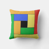 幾何タイルパターンver10装飾用クッション クッション (裏面)