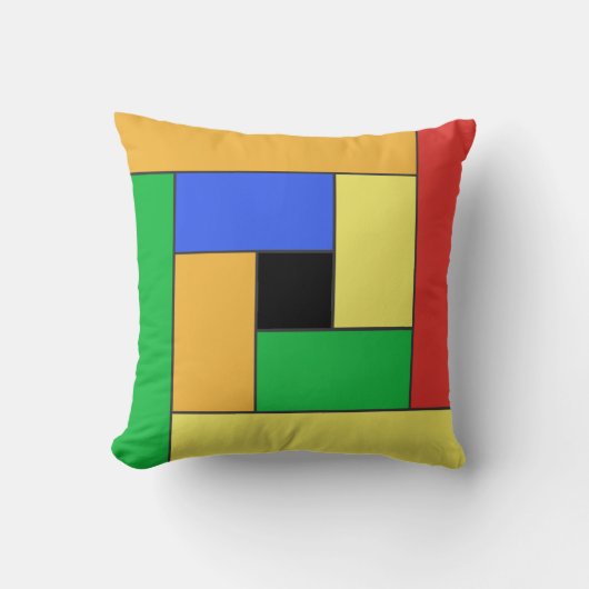 幾何タイルパターンver10装飾用クッション クッション (正面)