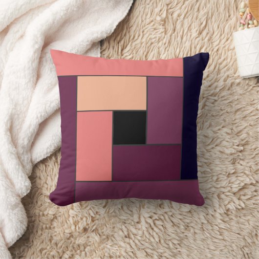 幾何タイルパターンver5装飾用クッション クッション (ブランケット)
