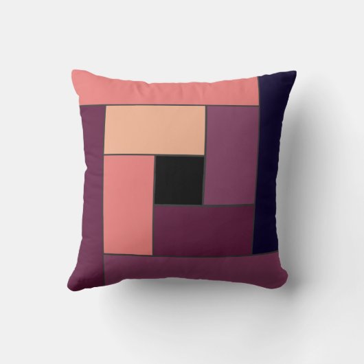 幾何タイルパターンver5装飾用クッション クッション (裏面)