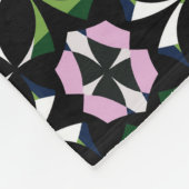 幾何タイル フリースブランケット (角)