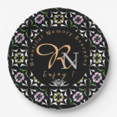 幾何タイル ペーパープレート (正面)