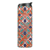 幾何タイル：民族ヴィンテージ背景。 タンブラー (回転左)