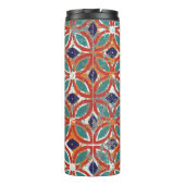 幾何タイル：民族ヴィンテージ背景。 タンブラー (裏面)