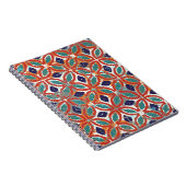 幾何タイル：民族ヴィンテージ背景。 ノートブック (右側)