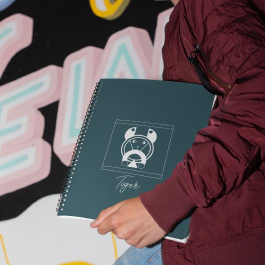 幾何トラ〔占星術の〕十二宮図 ノートブック