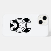 幾何トラ〔占星術の〕十二宮図 Case-Mate iPhoneケース (裏面 (横))