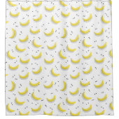 幾何バナナ シャワーカーテン (正面)