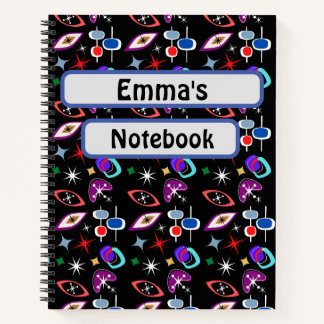 幾何パタカラフルーン ノートブック