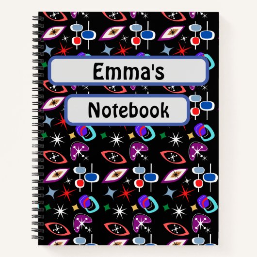 幾何パタカラフルーン ノートブック (正面)