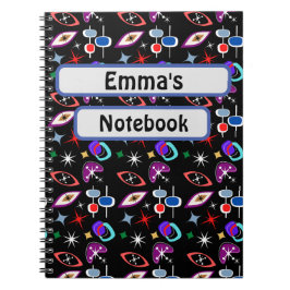 幾何パタカラフルーン ノートブック