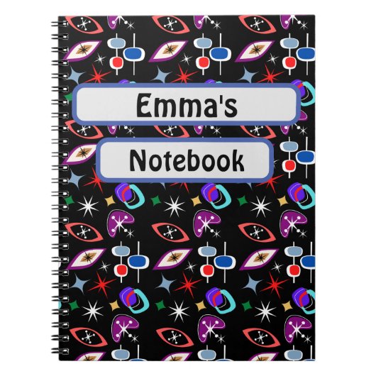 幾何パタカラフルーン ノートブック (正面)