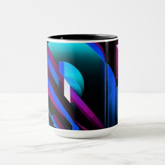 幾何パルス マグカップ (中央)