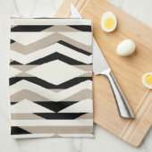 幾何パーソナライズされたはっきりした柄タオル キッチンタオル (四つ折り)