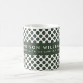 幾何パーソナライズされたパターンマググ コーヒーマグカップ (中央)
