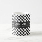 幾何パーソナライズされたパターンマググ コーヒーマグカップ (中央)