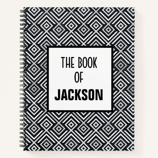 幾何パーソナライズされた ノートブック (正面)