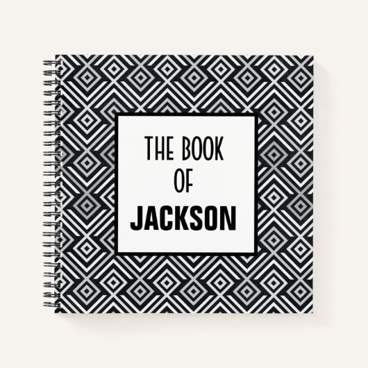 幾何パーソナライズされた ノートブック (正面)