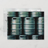 幾何ビール樽,チェコ ポストカード (正面/裏面)