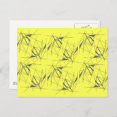 幾何ファンキー模様 ポストカード (正面/裏面)