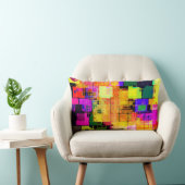 幾何ファンキー色数々のデザイン ランバークッション (椅子)
