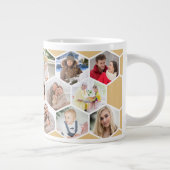幾何フォトコラージュ17写真 ジャンボコーヒーマグカップ (右)