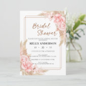 幾何ボホパンパバラ金ゴールドブライダルシャワー 招待状 (スタンド正面)