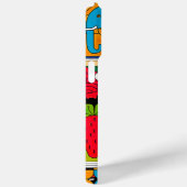 幾何ポップ・アートのカラフル美術コラージュ Case-Mate iPhoneケース (裏面 / 右)