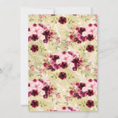 幾何ポップ・アートのフィザニンインクバチェロレッテ招待状 招待状 (裏面)