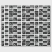 幾何マスの折り返し紙 ラッピングペーパー (フラット)