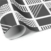 幾何マスの折り返し紙 ラッピングペーパー (ロールコーナー)