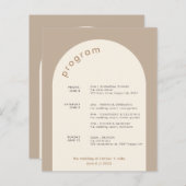 幾何ミニマル砂アー結婚チの日程 (正面/裏面)