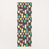 幾何ミニマル鳥 ヨガマット (裏面)