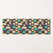 幾何ミニマル鳥 ヨガマット (正面(横))