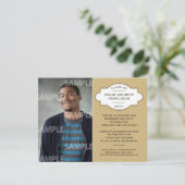 幾何メダリオン卒業 招待状 (スタンド正面)