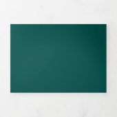 幾何メリークリスマス – モダン休日 三つ折りクリスマスカード (カバー)