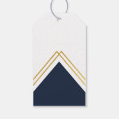 幾何モダンおめでとうフェイク箔 ギフトタグ (裏面)