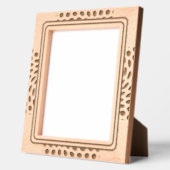 幾何モダンの レーザー彫刻フレーム (左)