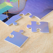 幾何モダンアニメ女子 ジグソーパズル (側面)