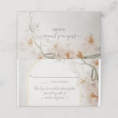 幾何モダンアーチBOHOピンクオーキッドフローラ プレイスカード (外部開封)