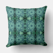 幾何モダンアートエメラルドグリーン装飾用クッション クッション (裏面)