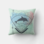 幾何モダンイルカ アウトドアクッション (裏面)