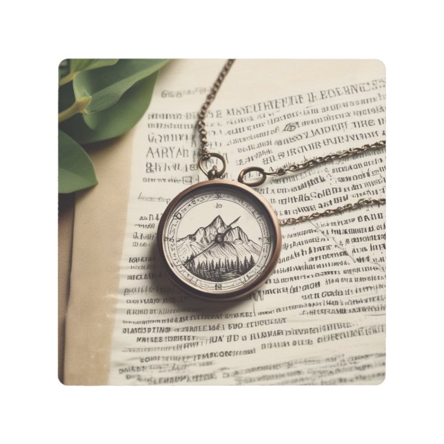 幾何モダンウォールアート メタルプリント (正面)