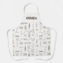 幾何モダンエレガントカスタムパーソナライズされた エプロン