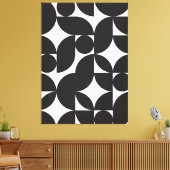 幾何モダンエレガント抽象芸術ミニマリスト キャンバスプリント (インサイチュ (リビング))