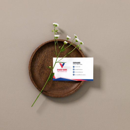 幾何モダンエレガント的 名刺