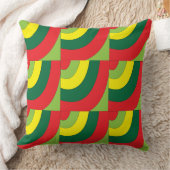 幾何モダンカラフルアーチパターン クッション (ブランケット)