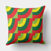 幾何モダンカラフルアーチパターン クッション (裏面)