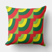 幾何モダンカラフルアーチパターン クッション (正面)