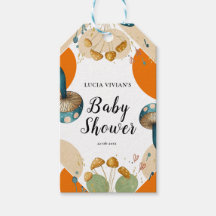 幾何モダンカラフルキノコの赤ちゃんシャワー